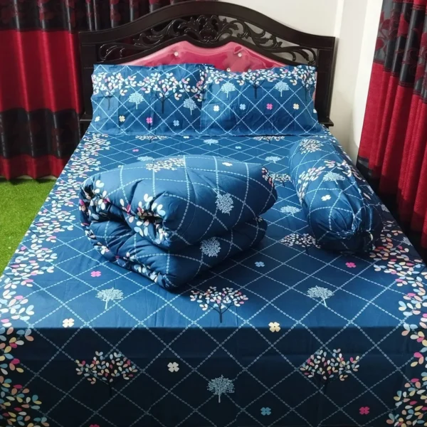 5 Pcs Luxury Comforter Set - Image 4