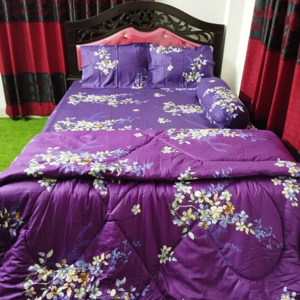 5 Pcs Luxury Comforter Set - Image 6