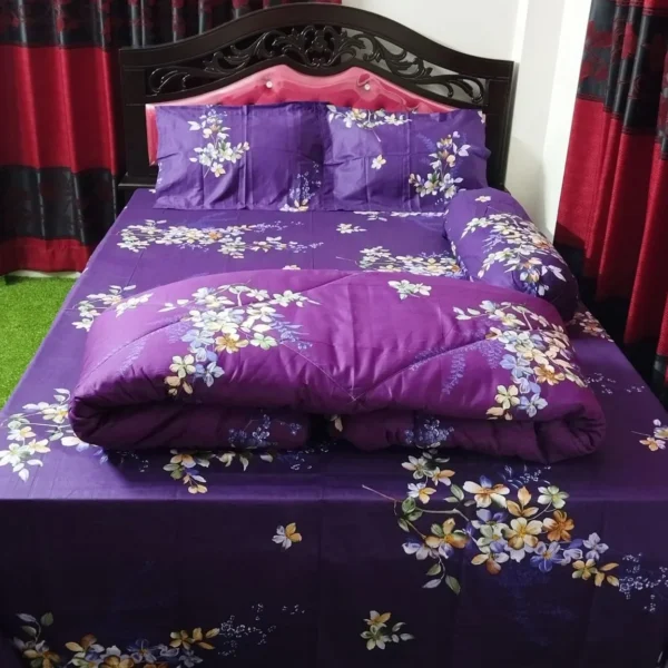 5 Pcs Luxury Comforter Set - Image 5