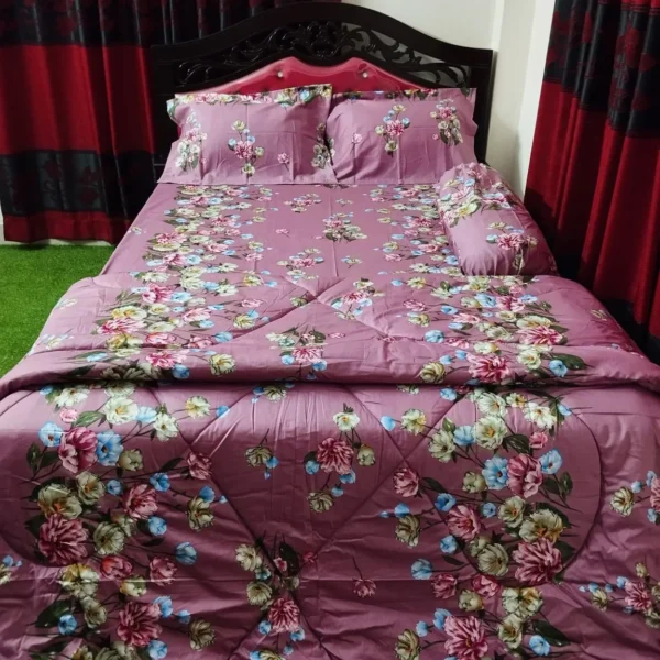 5 Pcs Luxury Comforter Set - Image 2