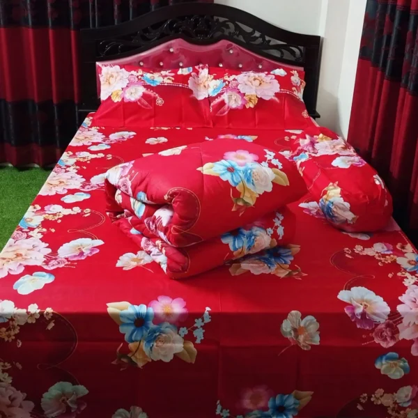 5 Pcs Luxury Comforter Set - Image 2