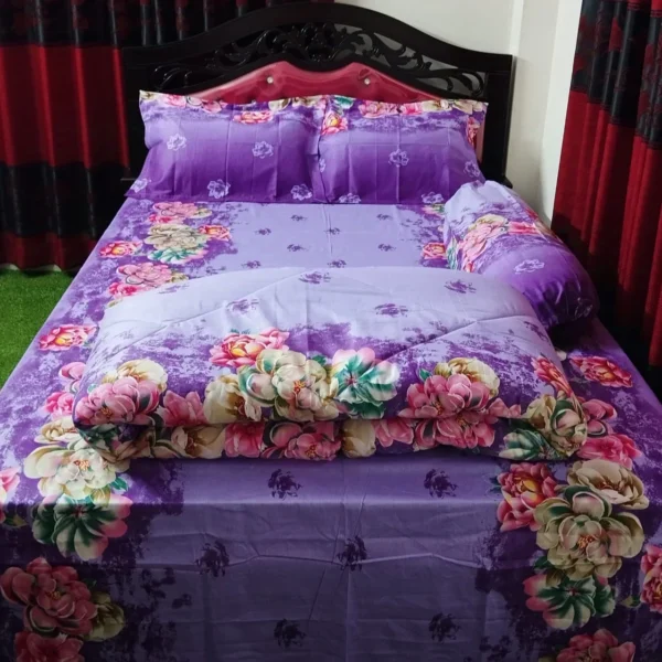 5 Pcs Luxury Comforter Set - Image 2