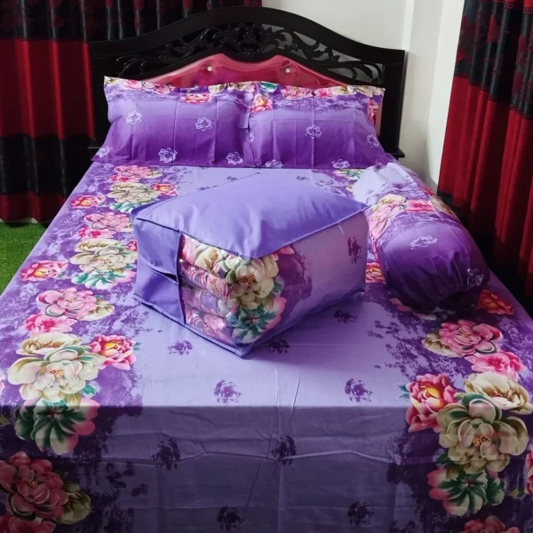 5 Pcs Luxury Comforter Set - Image 4