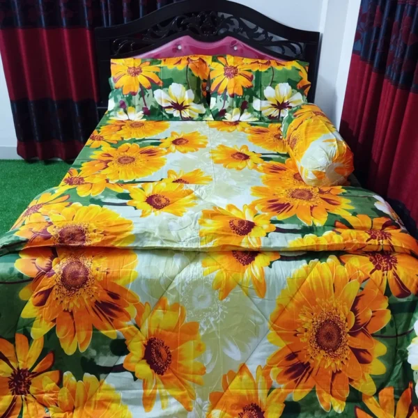 5 Pcs Luxury Comforter Set - Image 2