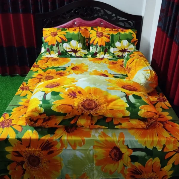 5 Pcs Luxury Comforter Set - Image 4