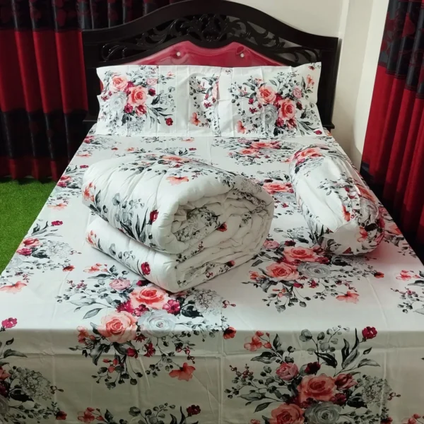 5 Pcs Luxury Comforter Set - Image 5