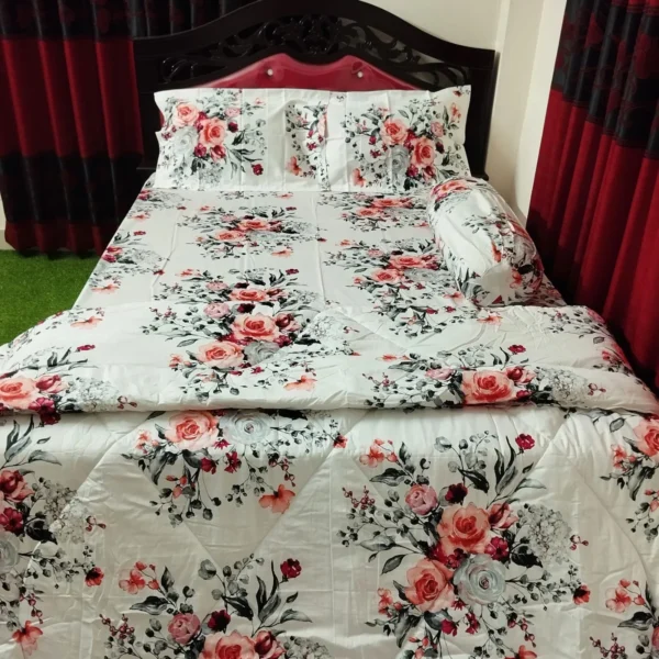 5 Pcs Luxury Comforter Set - Image 4