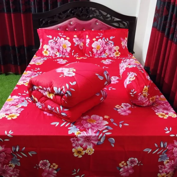 5 Pcs Luxury Comforter Set - Image 5