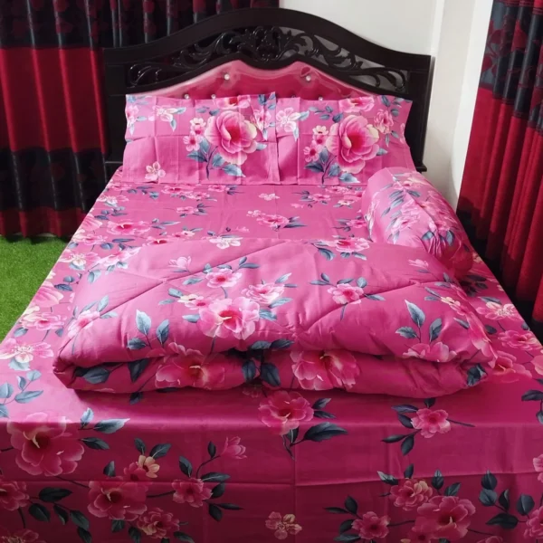 5 Pcs Luxury Comforter Set - Image 2