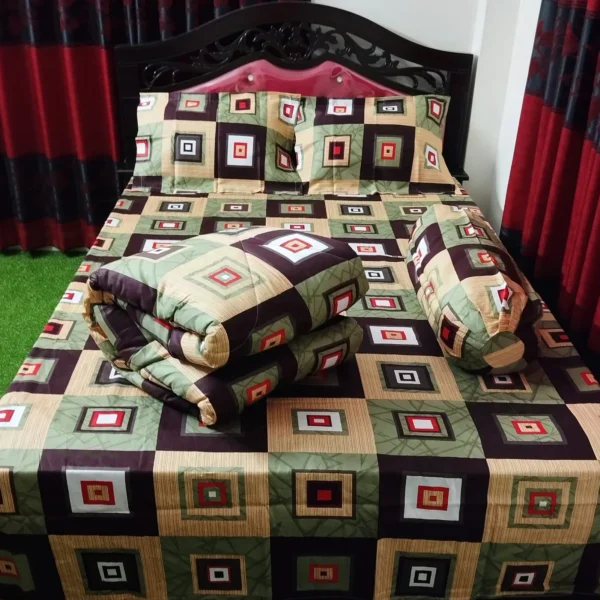 5 Pcs Luxury Comforter Set - Image 2