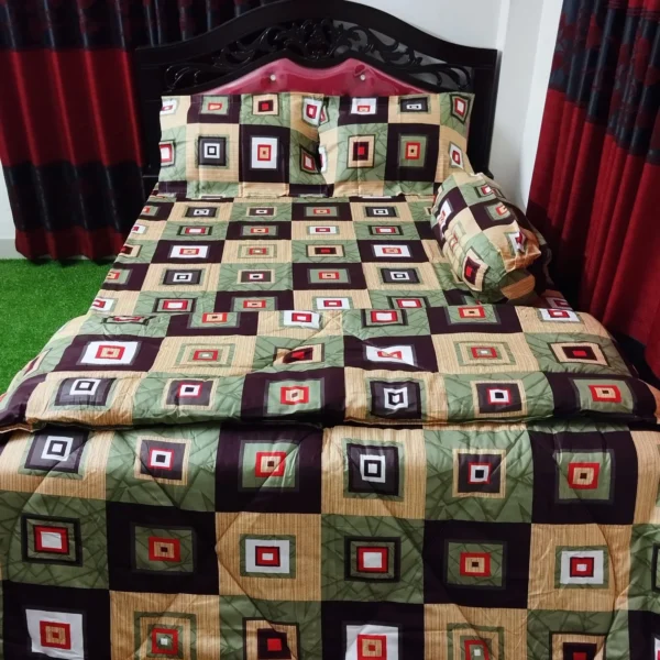 5 Pcs Luxury Comforter Set - Image 5